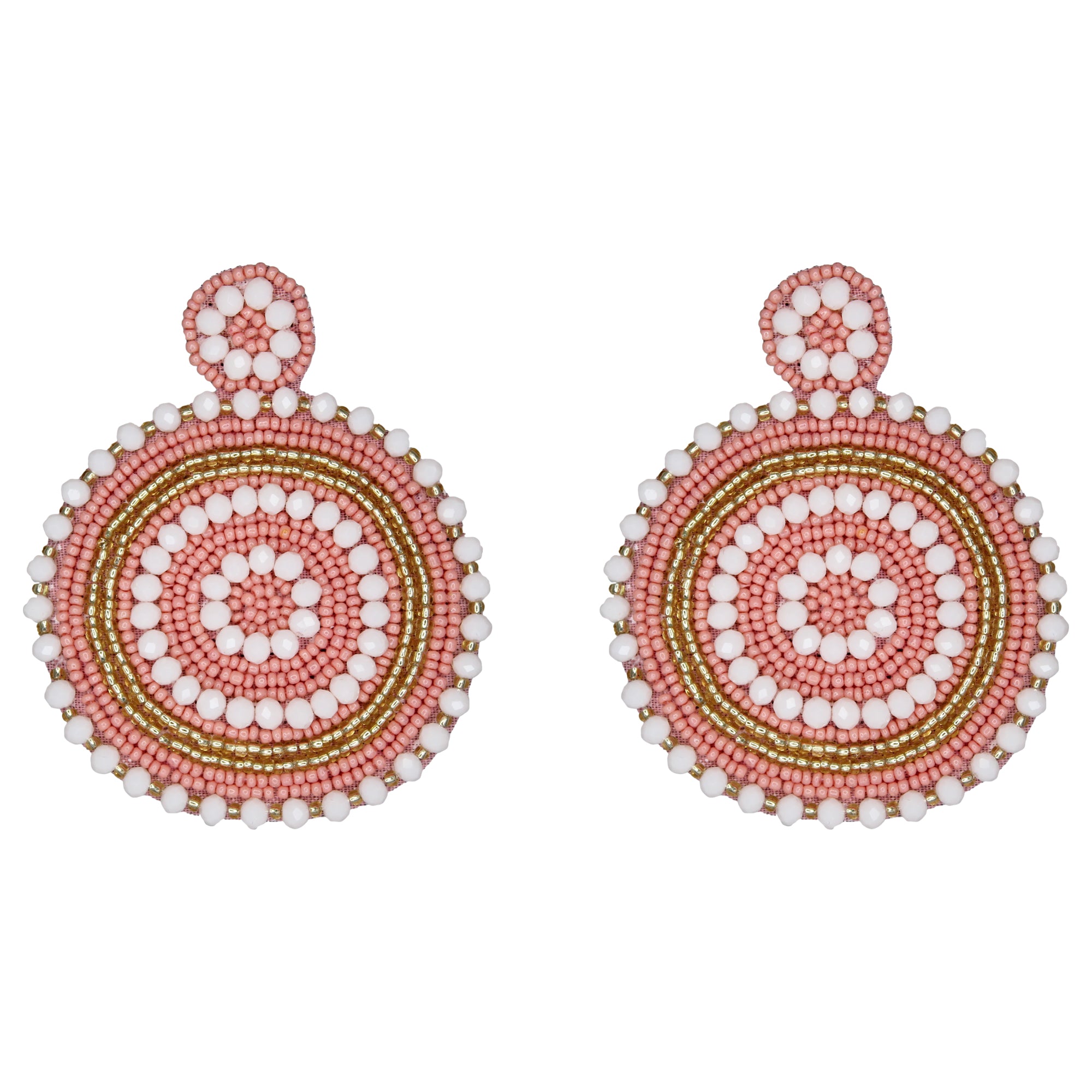 Buy Latest Earrings for Women Royal Pink Pearl Beaded Heart Earring  Designer Earring Girls Jewellery Valentine Collection at Amazonin