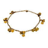 Abhinn Designer Gold Plated Charms And Ghungroo Anklet For Girls