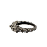 Abhinn Silver Replica Bracelet With Elephant Design White CZ Stones For Girls