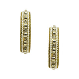Abhinn Golden Plated Bangle Set Surrounded With White Pearl For Women