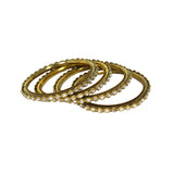 Abhinn Latest Bangles Set with Kundan Stones with Jali Design (Set of 4) For Women