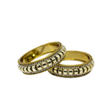Abhinn Designer Gold Plated Bangle Set Surrounded With Golden Beads For Women