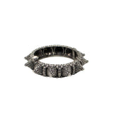 Abhinn Traditional Silver Replica Temple Design Bracelets for Women