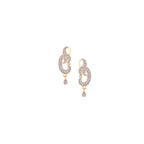 Abhinn Stylish Floral Design With AD Stones Mangalsutra With Earrings For Women