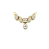Abhinn Royal Gold Plated Kundan Mangalsutra With Earrings For Women