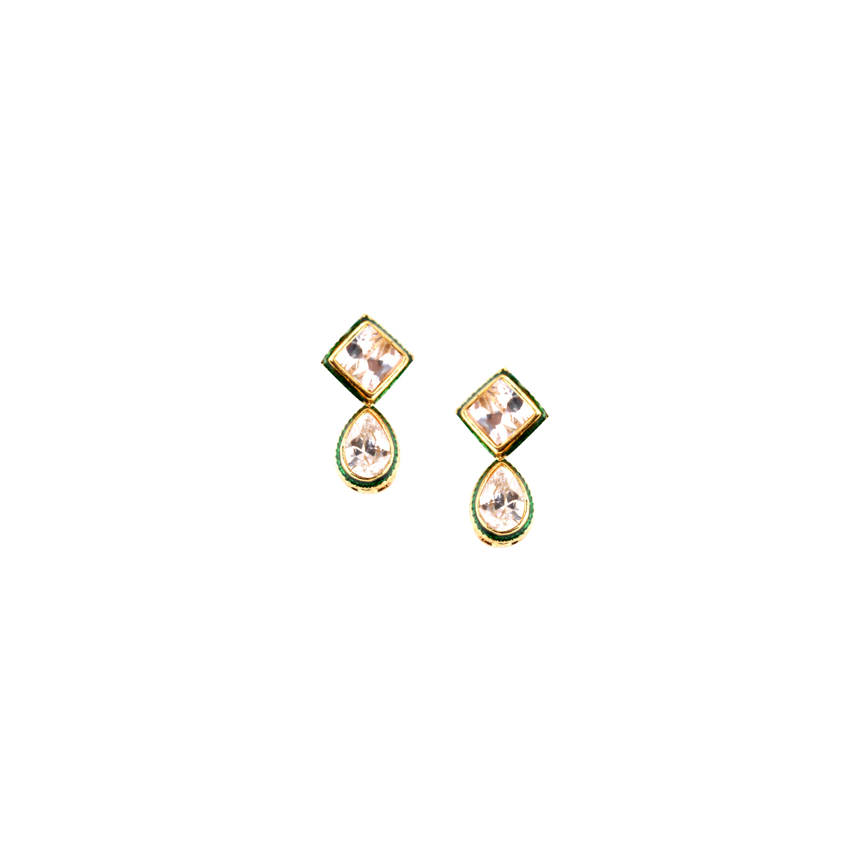 Abhinn Royal Gold Plated Kundan Mangalsutra With Earrings For Women