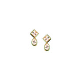 Abhinn Royal Gold Plated Kundan Mangalsutra With Earrings For Women