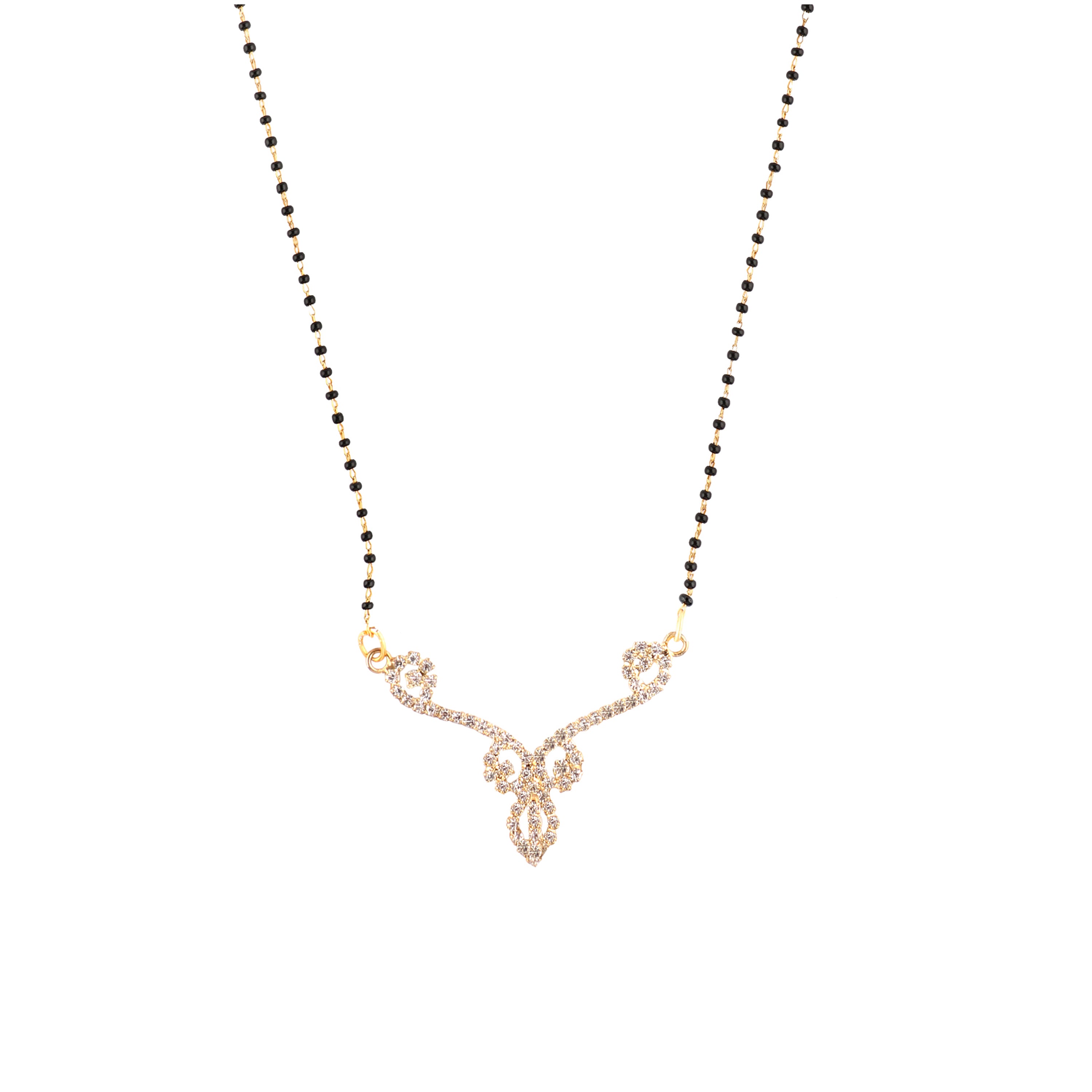 Abhinn Latest Knot Shaped Design Mangalsutra With Earrings For Women