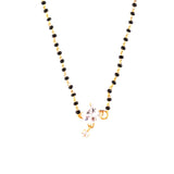 Abhinn Designer Gold Plated Single AD Stone Mangalsutra for Women
