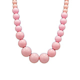 Abhinn Beautiful Candy Pink Beads Necklace For Women