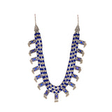 Abhinn Silver Oxidised Handmade Multi-Layer Necklace For Women