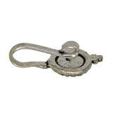 Abhinn Oxidised Dual Tone Floral Design Non-Pierced Nose Pin For Women