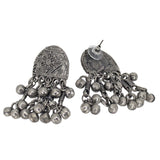 Abhinn Trendy Oxidised Antique Finish Floral Design Choker Set For Women
