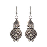 Abhinn Designer Oxidised Floral Design Ghungroo Choker Set For Women
