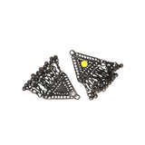 Abhinn Afghani Black Polished Tribal Design Multi Colour Necklace Set For Women