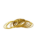 Beautiful Statement Golden Plated Designer Kundan Stone Bangles Set